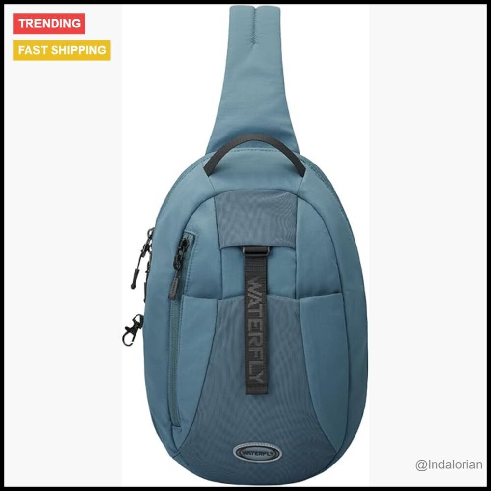 Minimalist Sling Backpack Anti-Theft RFID Blocking Lightweight Travel Daypack